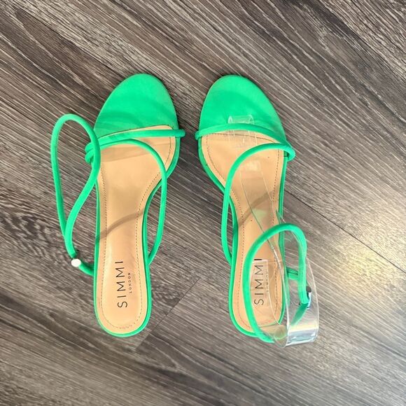 Simmi London Cassie Strappy Toggle Heels - Picture 2 of 5